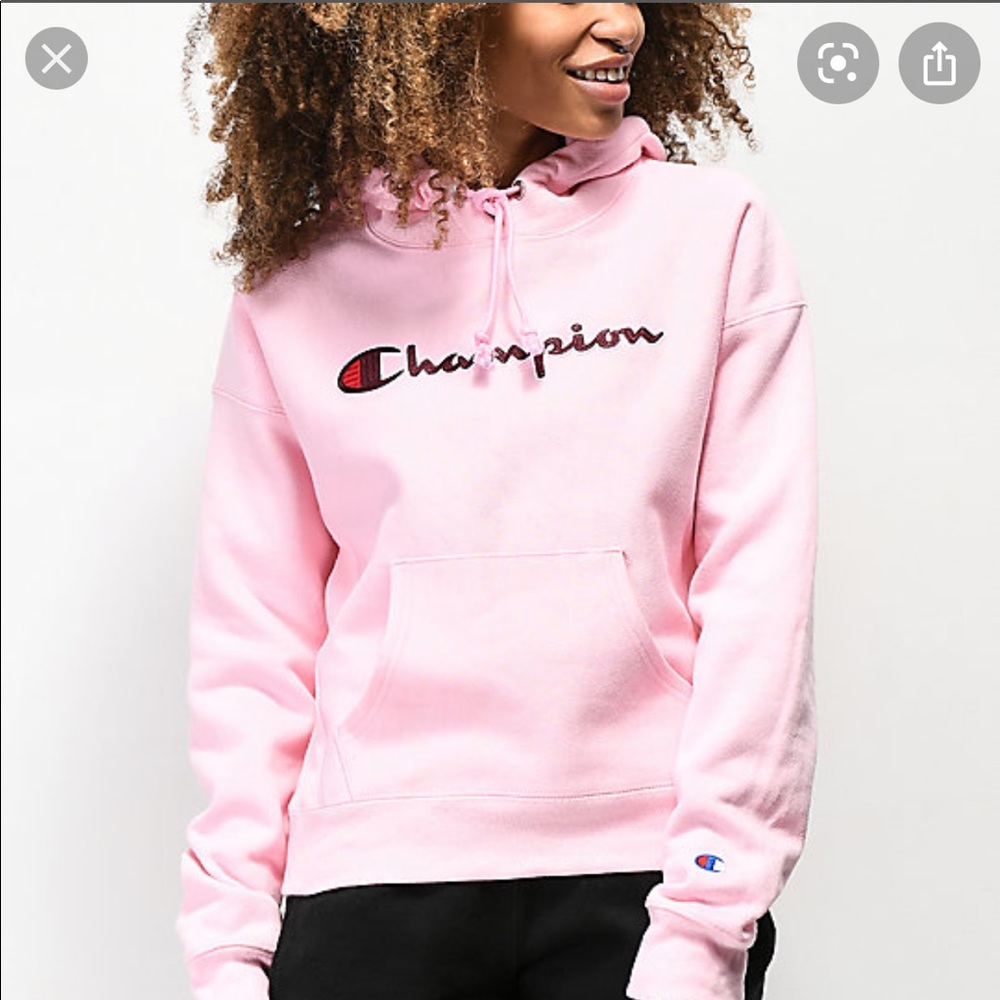 Pink Champion Hoodie